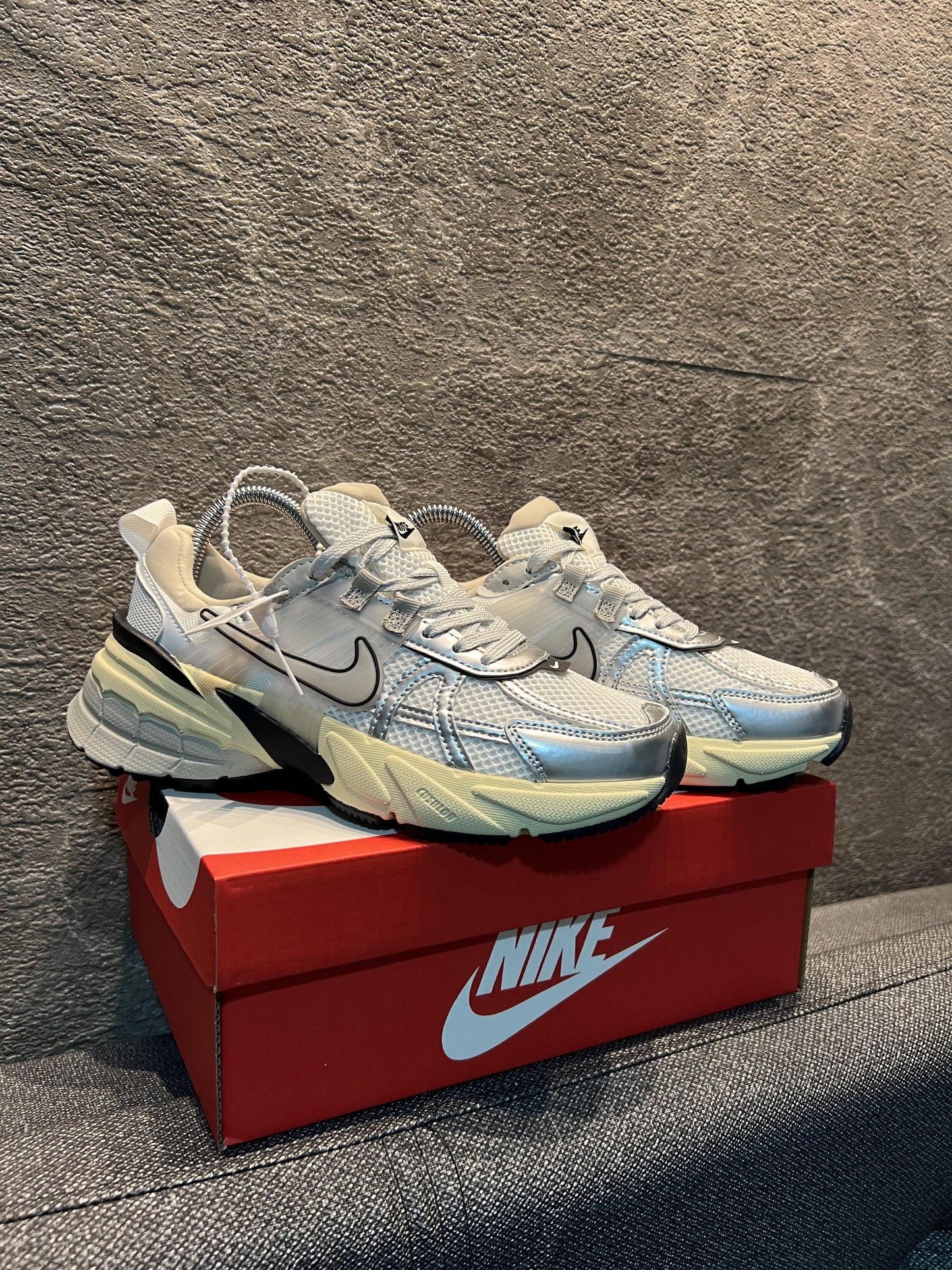 Gray helmet for bikers